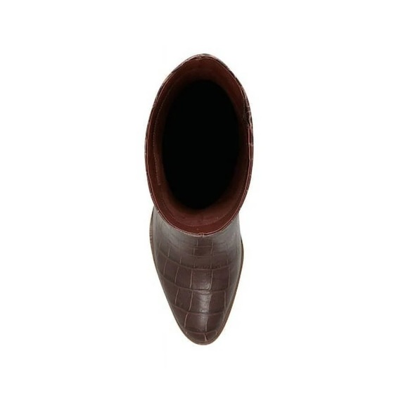 Vince Camuto NEW Phranzie Tall Croc Leather Boot - Picture 2 of 10